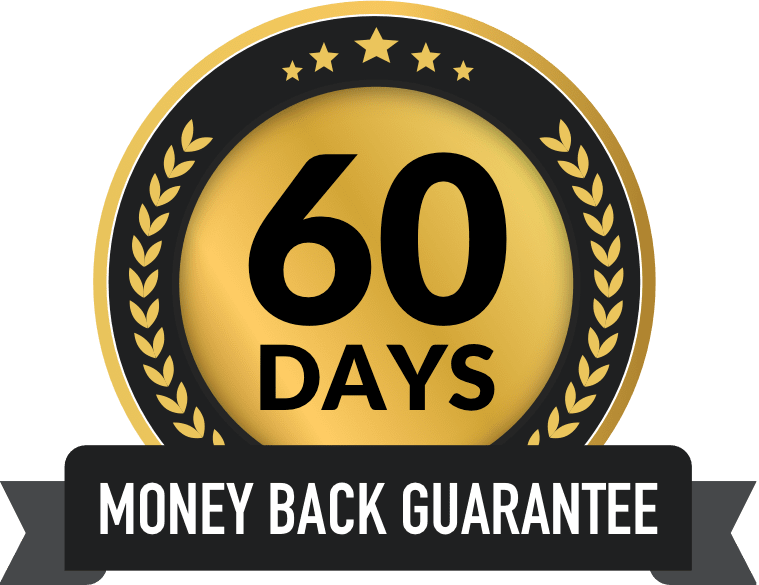 60 day money back guarantee